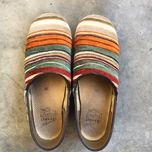 Super fun colors, Dansko 39 clogs
